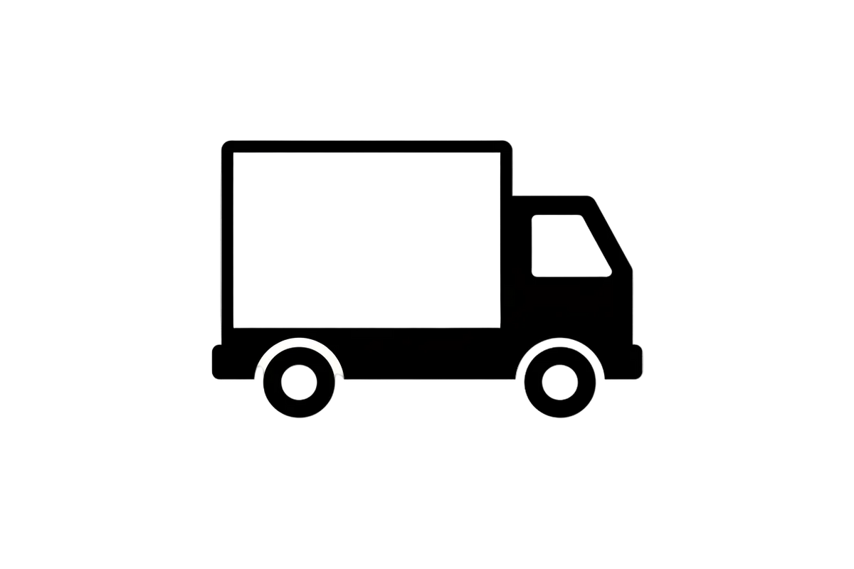 Vrachtwagen icoon voor verzending